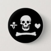 Pirate Skull Button (Vorderseite)