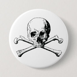 Pirate Skull Button