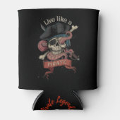 Pirate Skull Can Cooler Dosenkühler (Vorderseite)