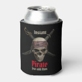 Pirate Skull Can Cooler Dosenkühler (Kanne Vorderseite)