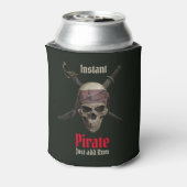 Pirate Skull Can Cooler Dosenkühler (Kanne Rückseite)