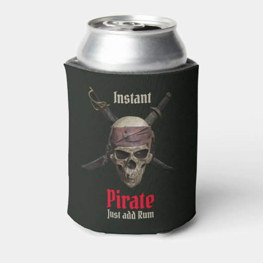 Pirate Skull Can Cooler Dosenkühler (Kanne Rückseite)