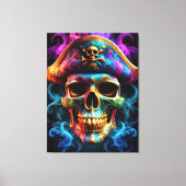 Pirate Skull Canvas Print Leinwanddruck (Vorderseite)