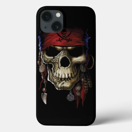 Pirate Skull Case-Mate iPhone Hülle (Rückseite)