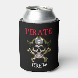 PIRATE SKULL CREW KNOCHEN KÖNNEN KÜHLEN DOSENKÜHLER