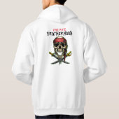 PIRATE SKULL CROSS SCHWERTER BROTHERHOOD HOODIE (Rückseite)