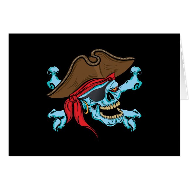 Pirate Skull & Crossbone (Vorderseite (Horizontal))