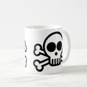 Pirate Skull & Crossbones Tasse Kaffee - 325 ml (VorderseiteRechts)