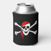 Pirate Skull Custom Can Cooler Dosenkühler (Kanne Rückseite)