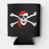 Pirate Skull Custom Can Cooler Dosenkühler (Vorderseite)