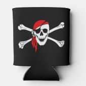 Pirate Skull Custom Can Cooler Dosenkühler (Rückseite)