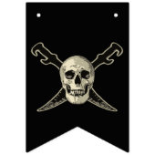 Pirate (Skull) - Custom Frack Party Bunting Wimpelkette (Zweite Fahne)