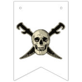 Pirate (Skull) - Custom Frack Party Bunting Wimpelkette (Dritte Fahne)