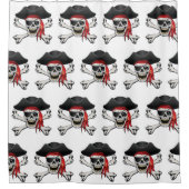 Pirate Skull Duschvorhang (Vorderseite)