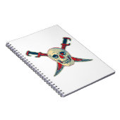 Pirate (Skull) - Foto-Notebook (80 Seiten B&W) Notizblock (Rechte Seite)