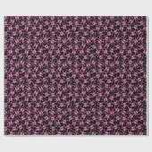 Pirate Skull: Girlish Hearts Pattern Geschenkpapier (Flach)