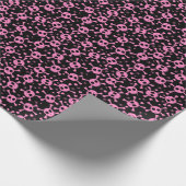 Pirate Skull: Girlish Hearts Pattern Geschenkpapier (Ecke)