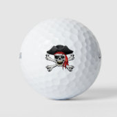 Pirate Skull Golfball (Vorderseite)