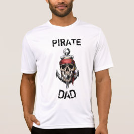 PIRATE SKULL HALLOWEEN GHOST SCHIFF VATER T - Shir T-Shirt