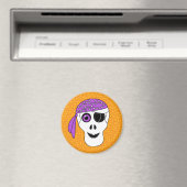 Pirate Skull Halloween Magnet (In Situ (Geschirrspüler))