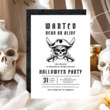 Pirate Skull Halloween-Party