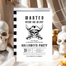 Pirate Skull Halloween-Party