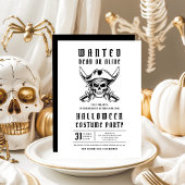 Pirate Skull Halloween Party Einladung