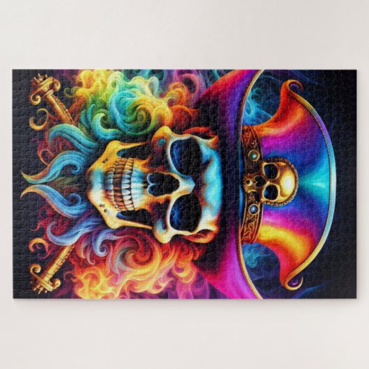 Pirate Skull Jigsaw Puzzle (Horizontal)