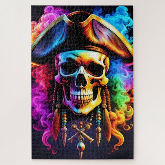 Pirate Skull Jigsaw Puzzle (Vertikal)