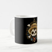 Pirate Skull Kaffeetasse (Vorderseite Links)