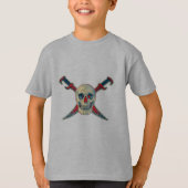 Pirate (Skull) - Kids' Basic T - Shirt (Vorderseite)
