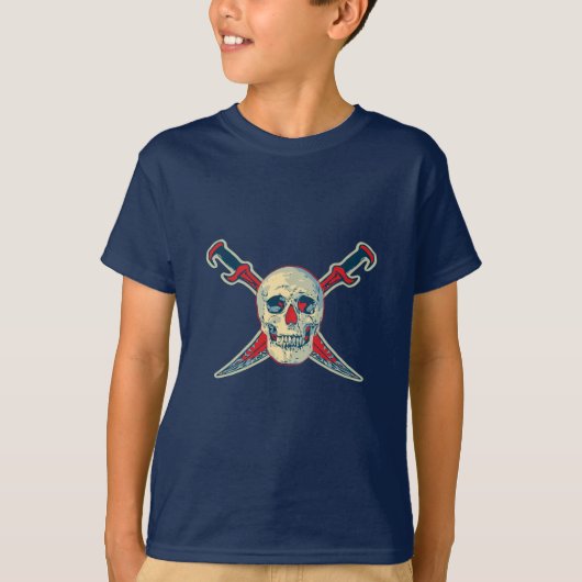 Pirate (Skull) - Kids' Basic T - Shirt (Vorderseite)