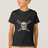 Pirate (Skull) - Kids' Basic T - Shirt (Vorderseite)