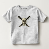 Pirate (Skull) - Kleinkind Fine Jersey T - Shirt (Vorderseite)
