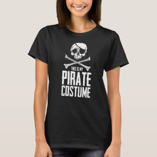 Pirate Skull Kostume Spaß Statement Buccaneer Oce T-Shirt