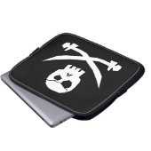 Pirate Skull Laptopschutzhülle (Vorne Knopf)