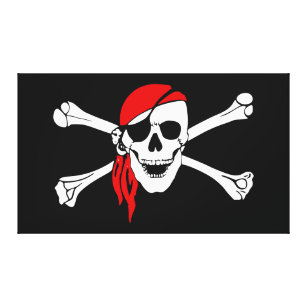 Pirate Skull Leinwanddruck