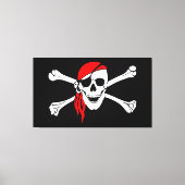 Pirate Skull Leinwanddruck (Vorderseite)