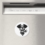 Pirate Skull Magnet (In Situ (Geschirrspüler))