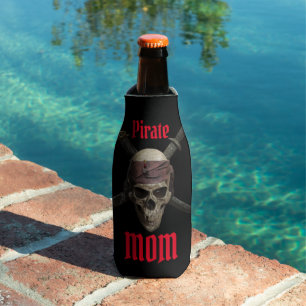 Pirate Skull MAMA kann kühler werden Flaschenkühler