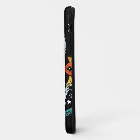 Pirate Skull mit Bandana, Cool Skeleton Art Case-Mate iPhone Hülle (Hinten/Links)