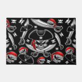 Pirate Skull mit Crossed Sabers Fußmatte (Vorderseite)