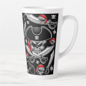 Pirate Skull mit Crossed Sabers Milchtasse (Rechts)
