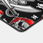 Pirate Skull mit Crossed Sabers Schreibtischunterlage (Ecke)
