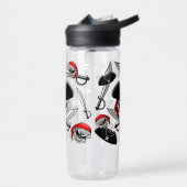 Pirate Skull mit Crossed Sabers Trinkflasche (Links)
