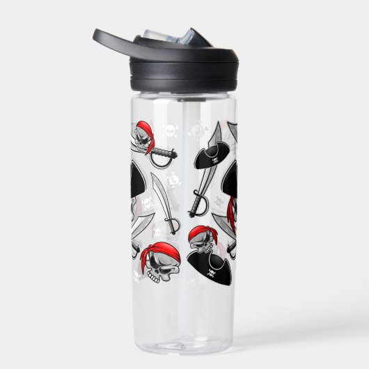 Pirate Skull mit Crossed Sabers Trinkflasche (Rechts)