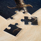 Pirate Skull mit Schwertern Puzzle (Seite)