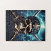 Pirate Skull mit Schwertern Puzzle (Horizontal)