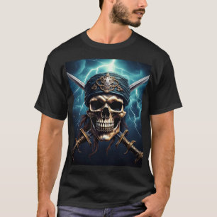 Pirate Skull mit Schwertern T - Shirt