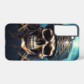Pirate Skull mit SwordsPhone Case Samsung Galaxy Hülle (Rückseite (Horizontal))